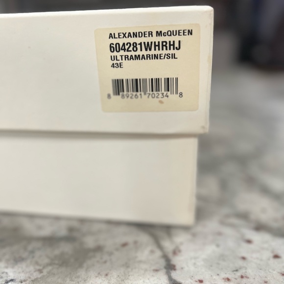 Alexander McQueen Blue Sneakers - Picture 12 of 12